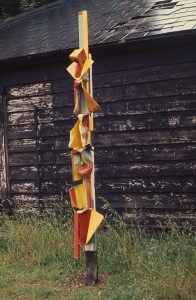 David Nash, Colour Column, 1966, Coombe Farm