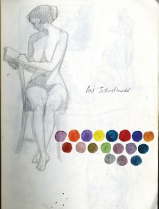 Barbara Constance Freeman, Anatomy sketch: Elbow Joint, c1926, Pencil on paper, Kingston University Special Collections