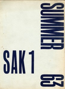 116. A-SAK1 Summer 1963 Simon Dray