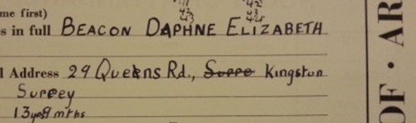 Daphne Beacon registration card