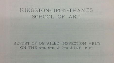 Inspection of Kingston-upon-Thames Art School, November 1936