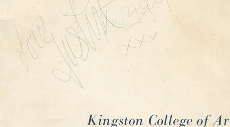 KCA Fashion Show 1967 Programme - Signed by Twiggy